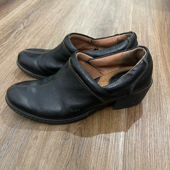 Born Concept BOC Peggy Clogs Black Slip On Women's Shoes Sz 8.5 C50303 - Picture 2 of 8